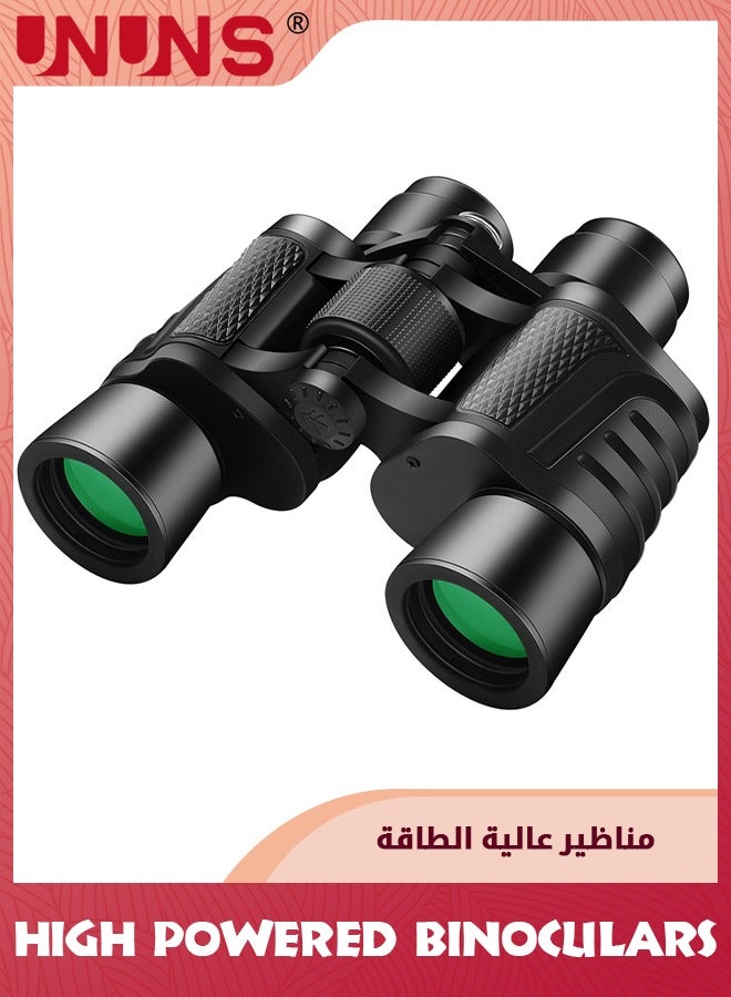 60x60 High Powered Binoculars,HD Professional Binoculars,Large Viewing Telescope Binoculars For Bird Watching Hunting Travel Stargazing Cruise Football Games Concert,Waterproof Binoculars For Adults