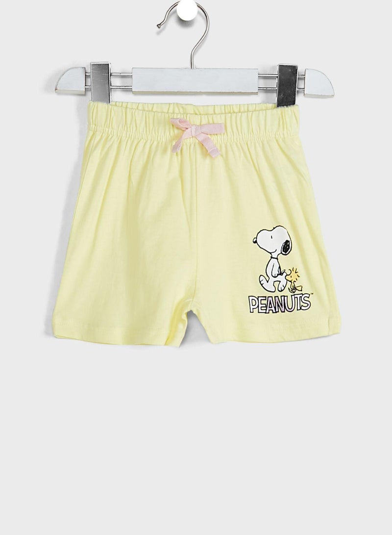 Kids Snoopy T-Shirt & Short Set