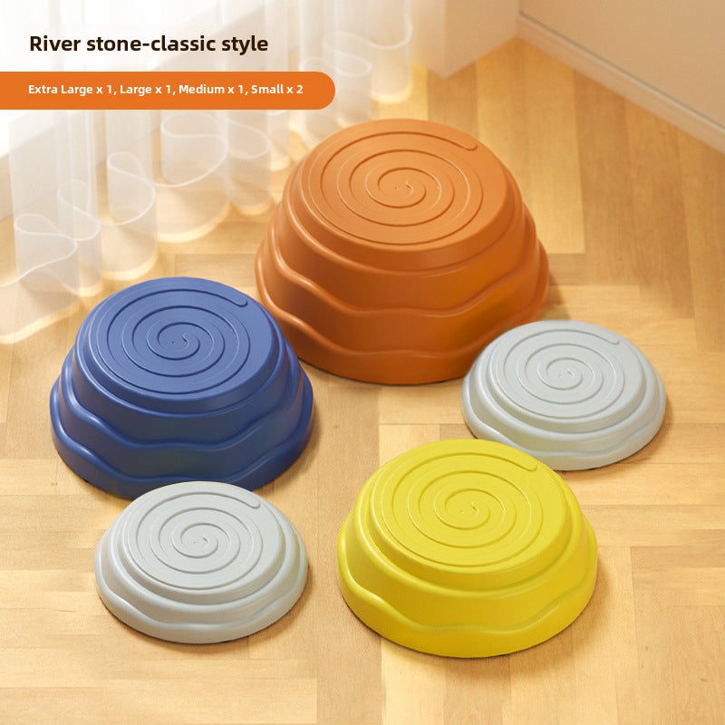 Kids Sensory Training River Stones Children's sensory training balance stone-classic 5-piece set