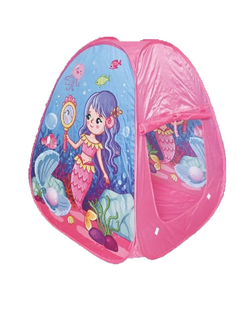 Mermaid Play Tent for Kids,20 Balls Fashionable Colour