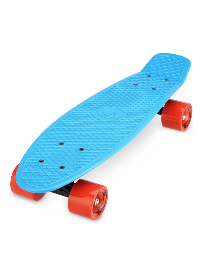 Xootz Kid's Retro Plastic Complete Cruiser Skateboard