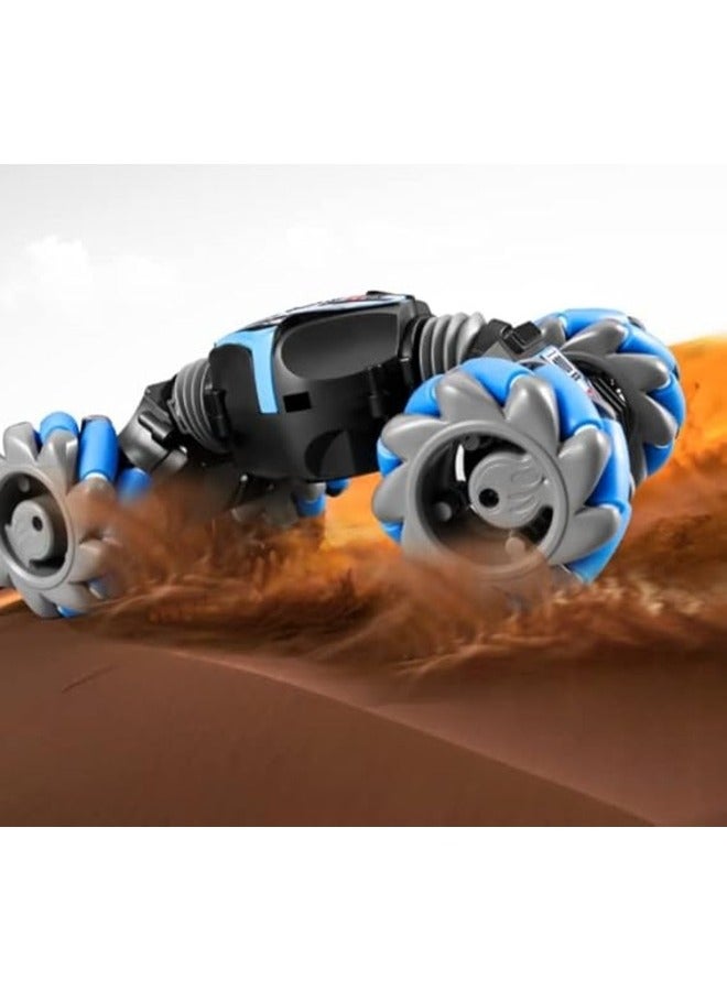 4WD Gesture-Control Transformable Stunt Car All Terrain Electric Vehicle with Lights and Music