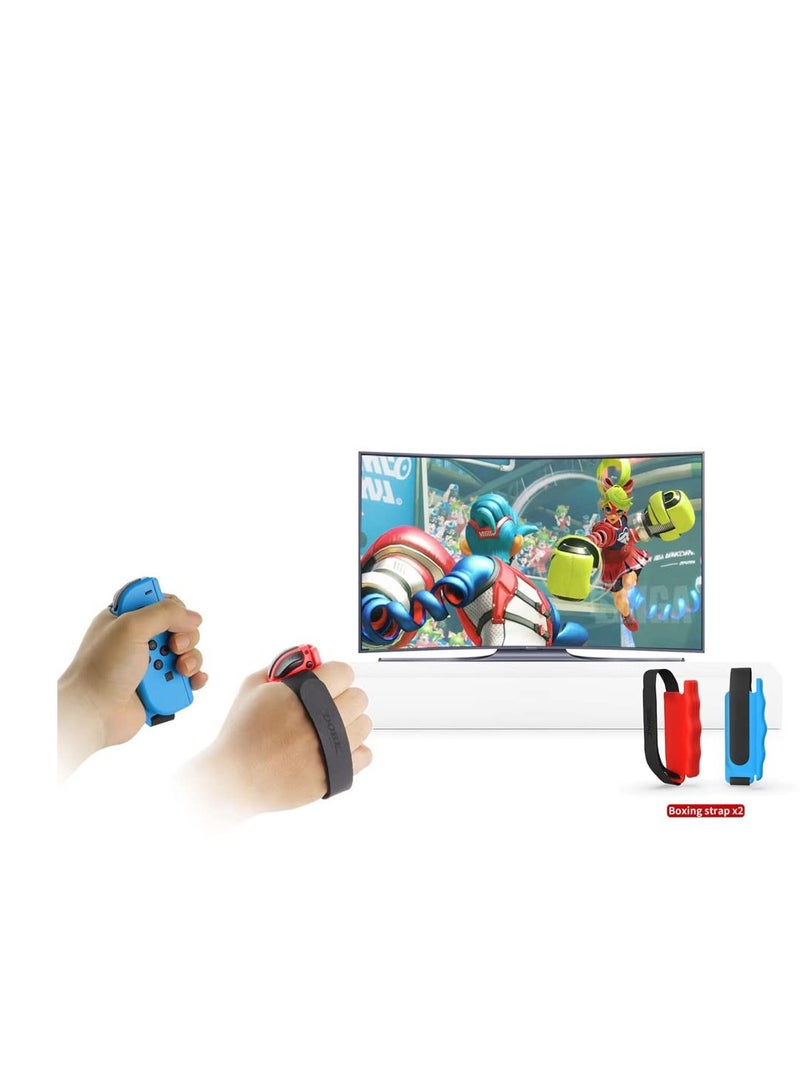 Switch Sports Accessories Bundle - 30 in 1 Family Accessories Kit for Nintendo Switch OLED Sports Game, Tennis Racket, Baseball Bat, Game Gun, Paddle, Game Card Case, Boxing Bandage