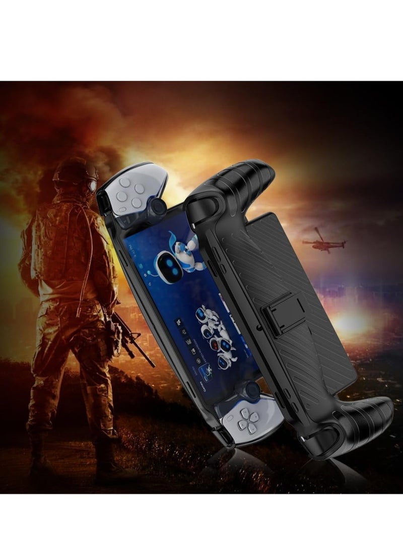 PlayStation Portal Remote Player Case with Stand Soft TPU Bumper Anti Slip Easy Grip PS5 Accessories Skin