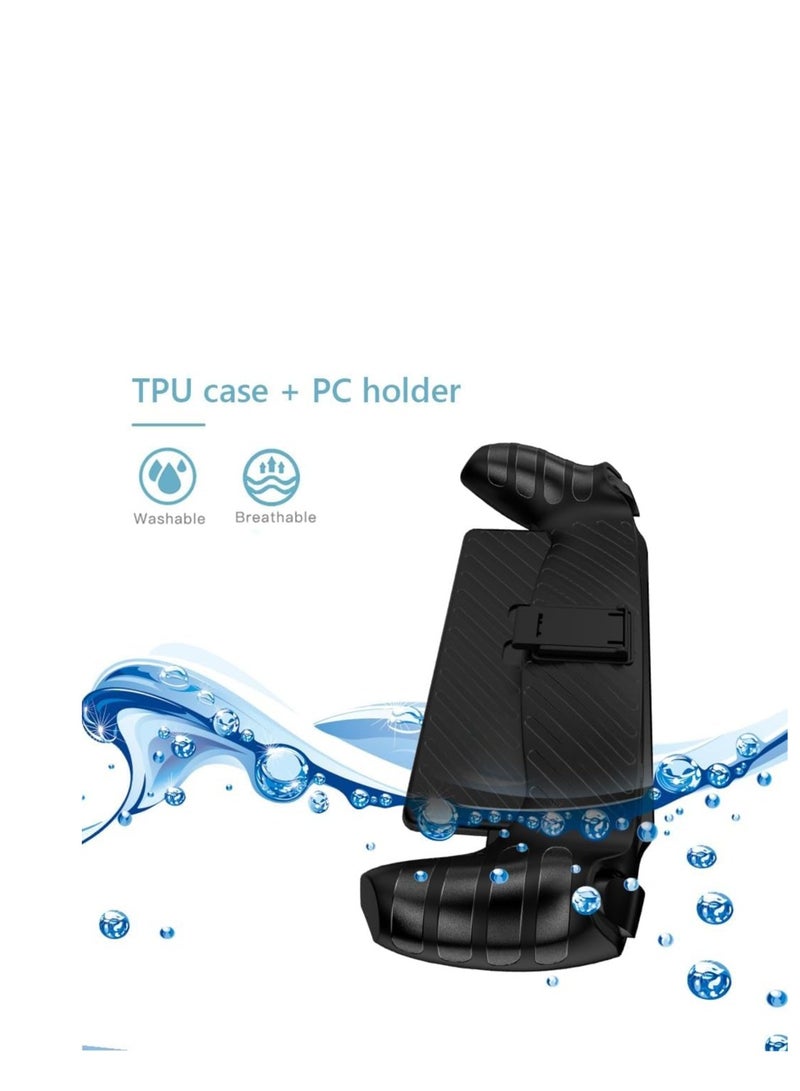 PlayStation Portal Remote Player Case with Stand Soft TPU Bumper Anti Slip Easy Grip PS5 Accessories Skin