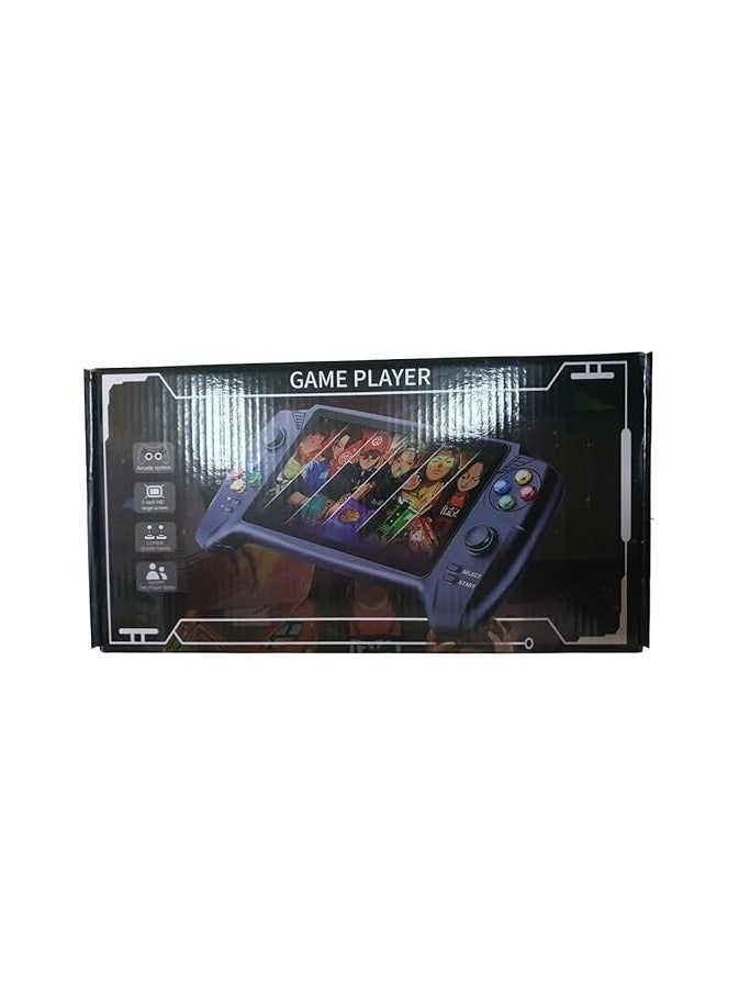 handheld game console 7 inch large screen with up to 5000 different games multi-function dual game console with handle can connect to TV with 2 controllers