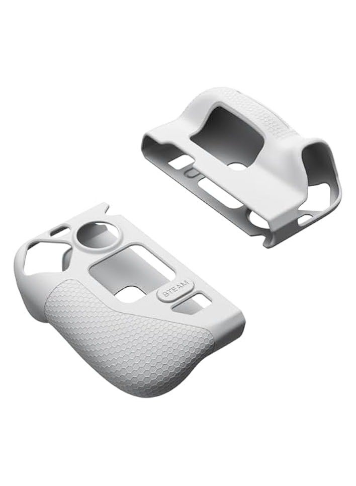 Silicone Grip Protection Case Compatible for Steam Deck, Steam Deck Grip, Steam Deck GripSkin, GripArmor Silicone Sleeve Set (one Left and one Right) - GP0016 Grey