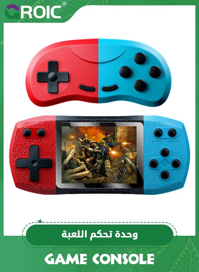 Retro Handheld Video Game Console with 620 Classic Games, Micro USB Rechargeable, 3 Inch LCD Screen, MultiPlayer and TV Support