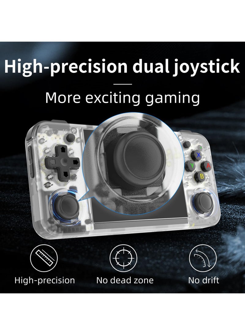 SYOSI Retro Handheld Game Console, Portable Pocket Video Game Player, 3.5 Inch IPS Screen, Linux OS, Built-in 64G TF Card, Built-in 5500+ Games, Support HDMI TV Output/5G WiFi/Bluetooth 4.2