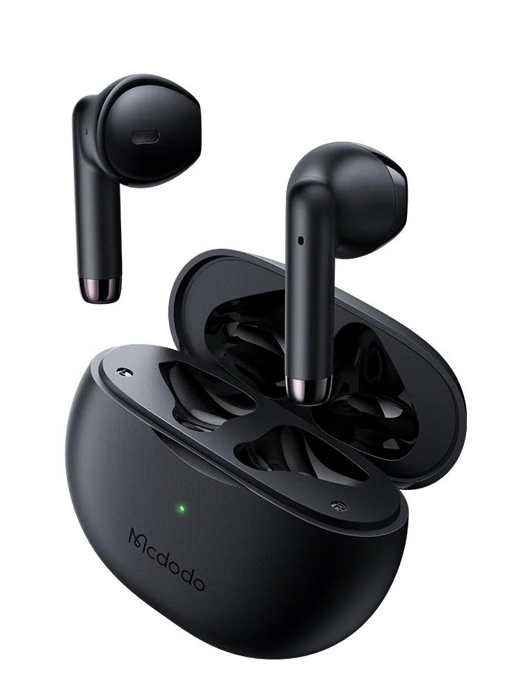 MCDODO N1 TWS Bluetooth 5.1 Earbuds - IP54 Waterproof, Active Noise Cancellation, Hi-Fi Sound, Lightweight Sports Earphones