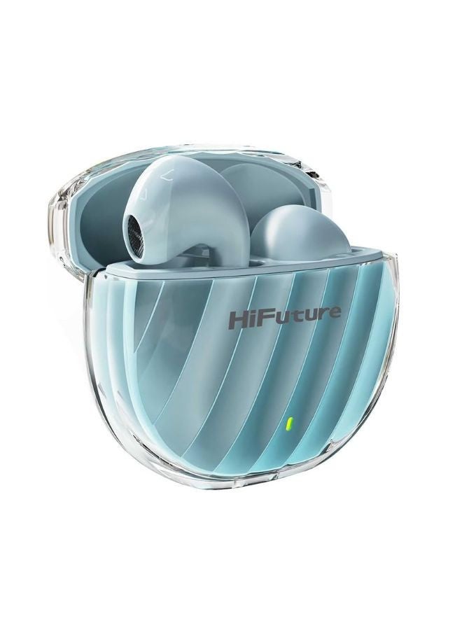 FlyBuds 3 True Wireless Earbuds, 24Hrs Playtime, Waterproof, Blue