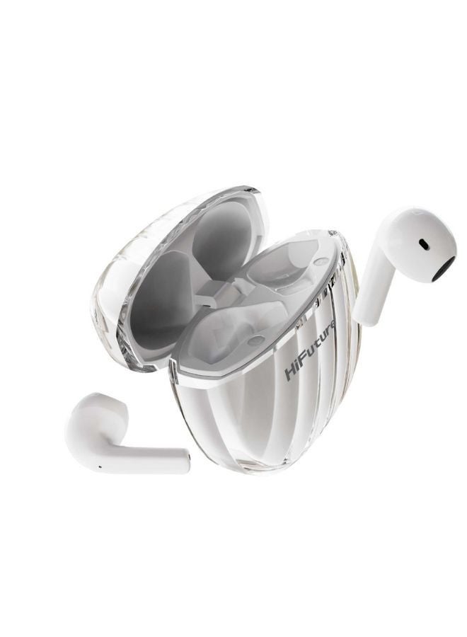 FlyBuds 3 True Wireless Earbuds, 24Hrs Playtime, Waterproof, White