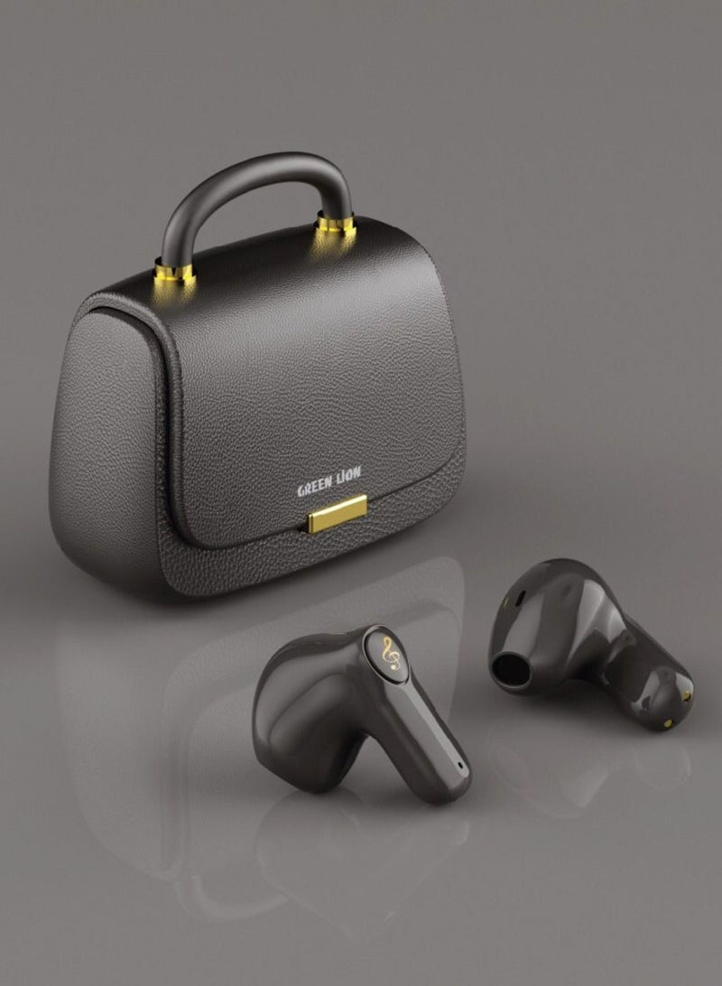 Queens Earbuds with 5 Hours Playtime| Bluetooth Version 5.3| Earbuds Battery 35mAH| IPX4 Waterproof_Black