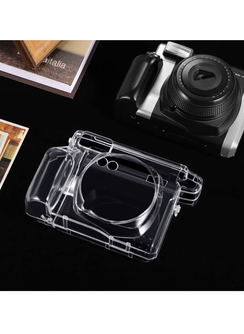 Crystal Clear Hard Case for Fujifilm Instax Wide 300 Instant Film Camera with Precise Cutouts and Protection