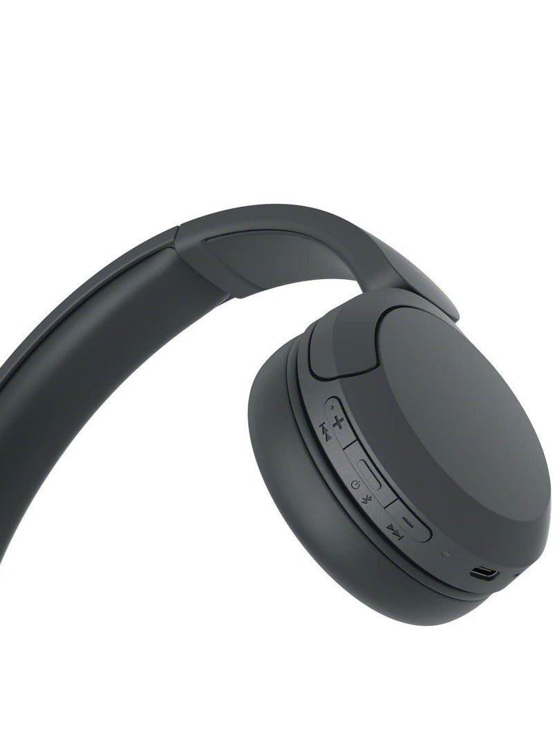 WH-CH520 Wireless Bluetooth On Ear With Mic For Phone Call Black