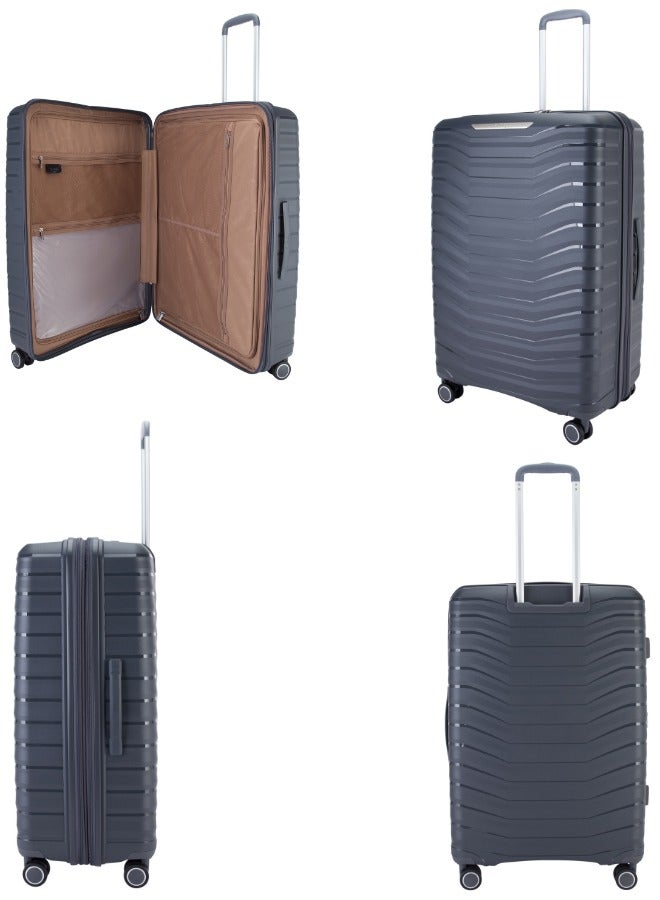 Pierre Cardin Luggage Lightweight Suitcase for Travel,