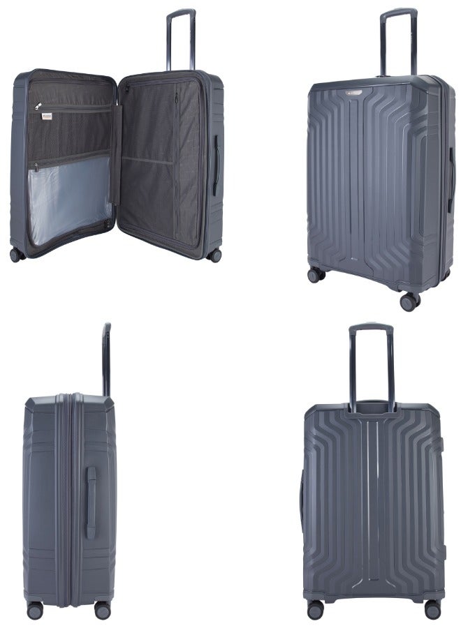 Sonada Hardside Luggage Set of 3 Expandable PP Material With Double Zipper, ANTI Theft Lock