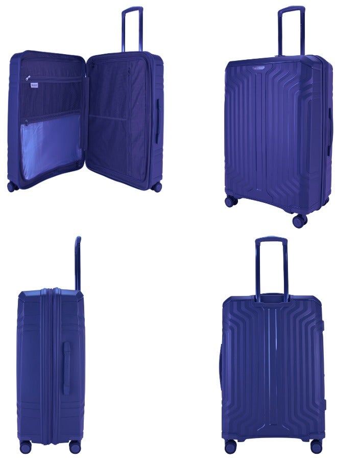 Sonada Hardside Luggage Set of 3 Expandable PP Material With Double Zipper, ANTI Theft Lock