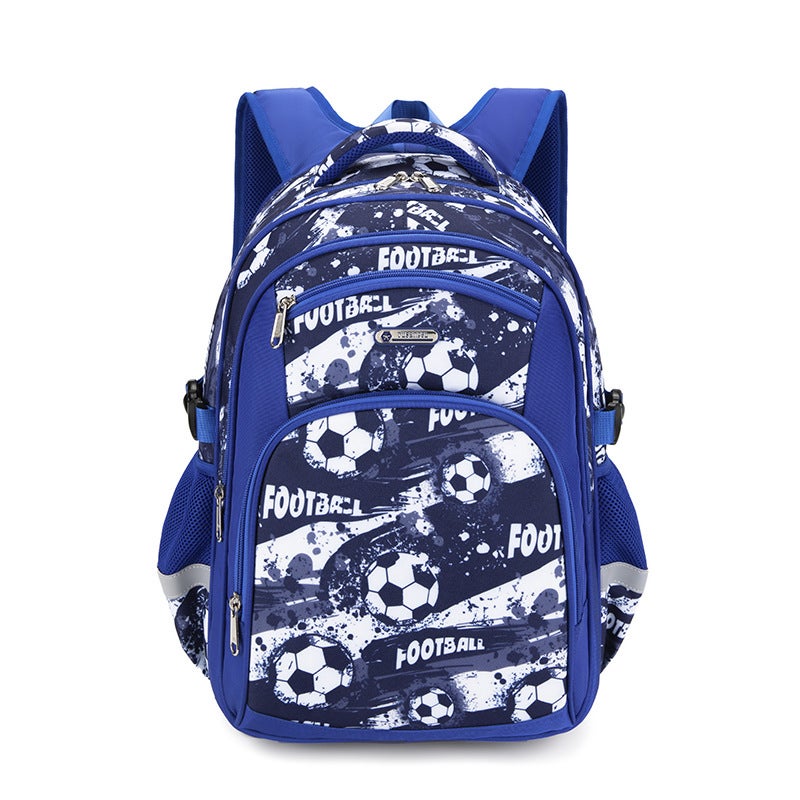 Ergonomic Backpack for Boys and Girls Grades 1-6 Blue