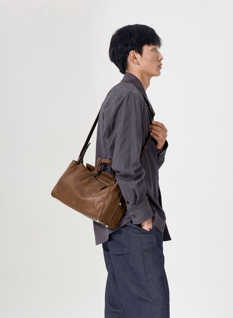 Simple retro small travel bag