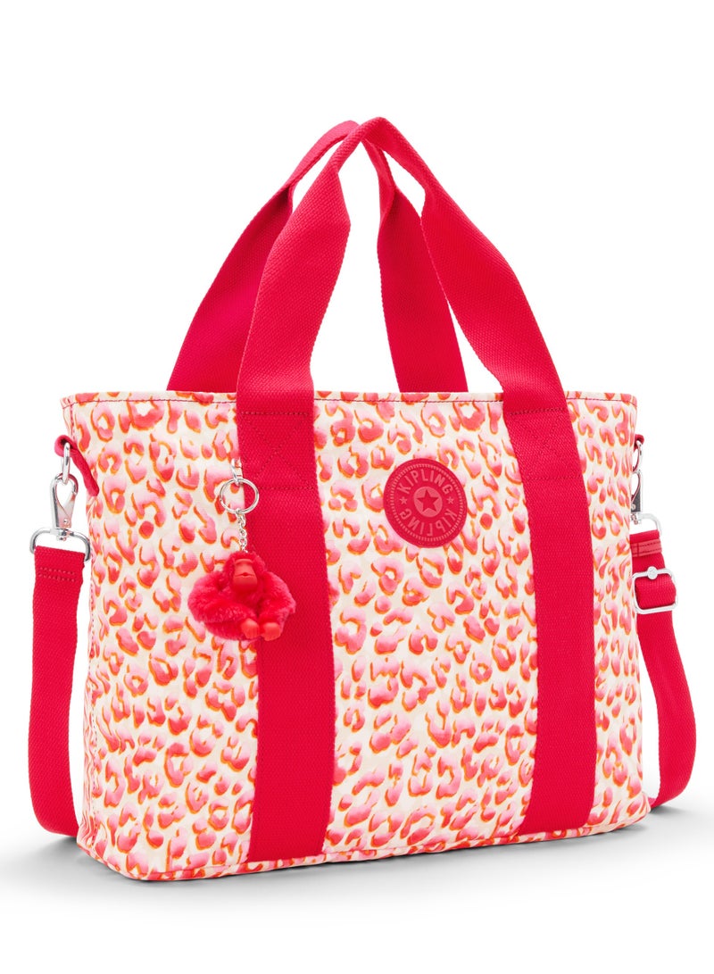 Kipling Minta L Latin Cheetah Large Tote Bag