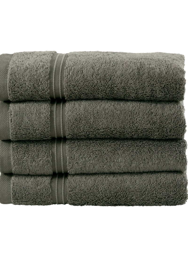 Bliss Casa 4-Piece 100% Combed Cotton Hand Towels - 550 GSM Quick Dry Highly Absorbent Hand Towel Set - Thick Soft Hotel Quality Towels for Hand And Spa 16x28 Inch