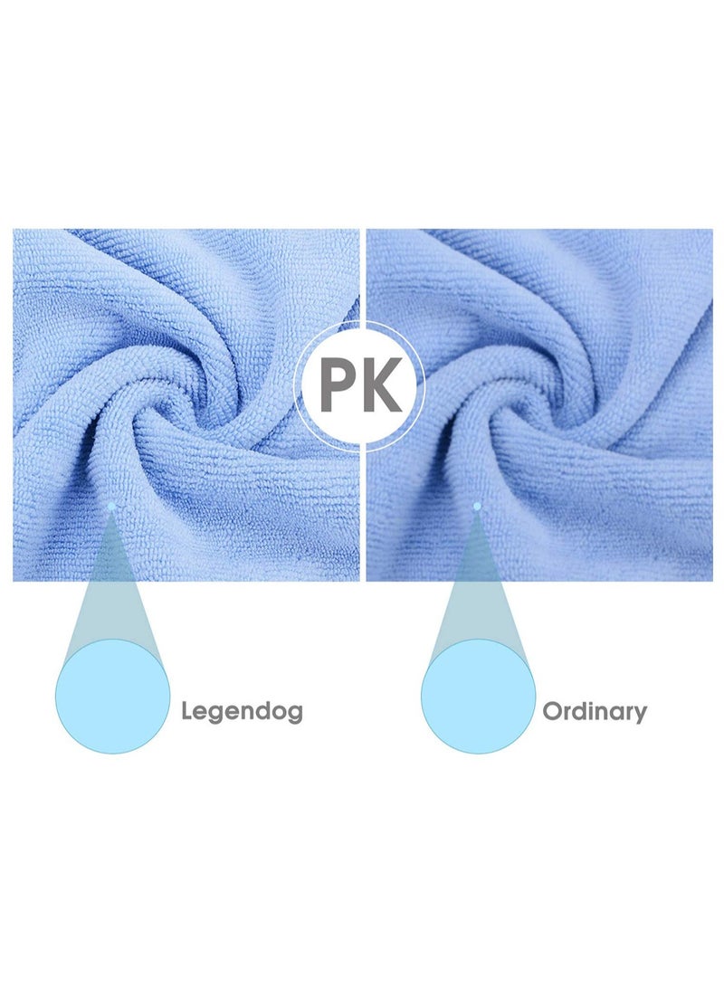 2 Pcs Towel Microfiber Quick Drying Bath Towels Large for Dogs and Puppys Super Absorbent Doggy Microfibre