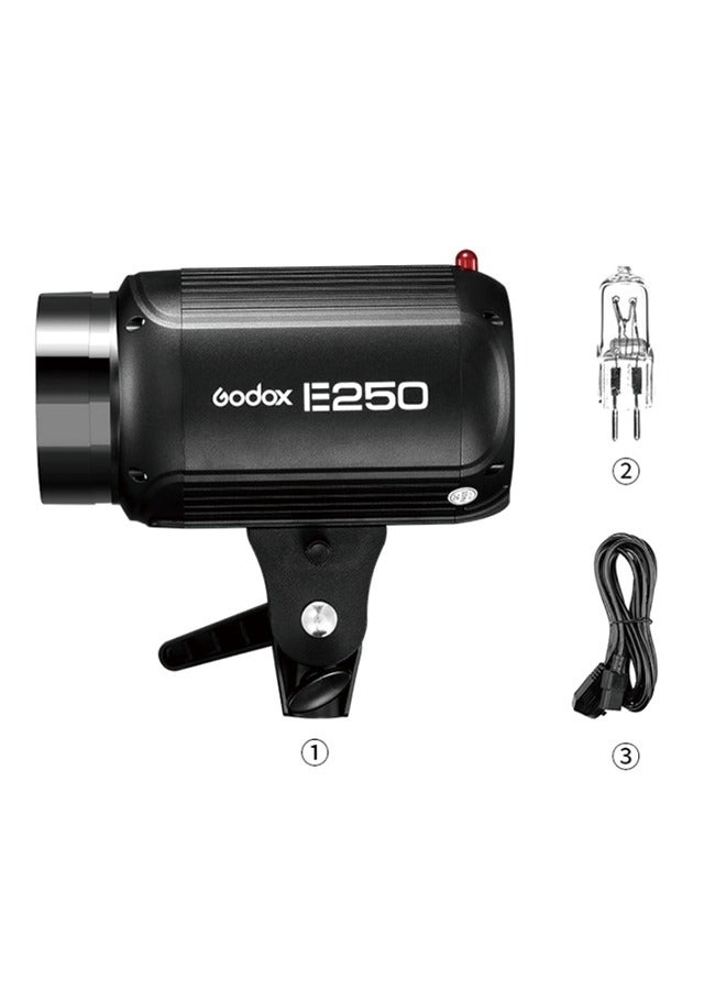 GODOX E250 Mini Photography Studio Strobe Flash Lighting Lamp Head, 250Ws Power, 5600K Color Temperature, 110V