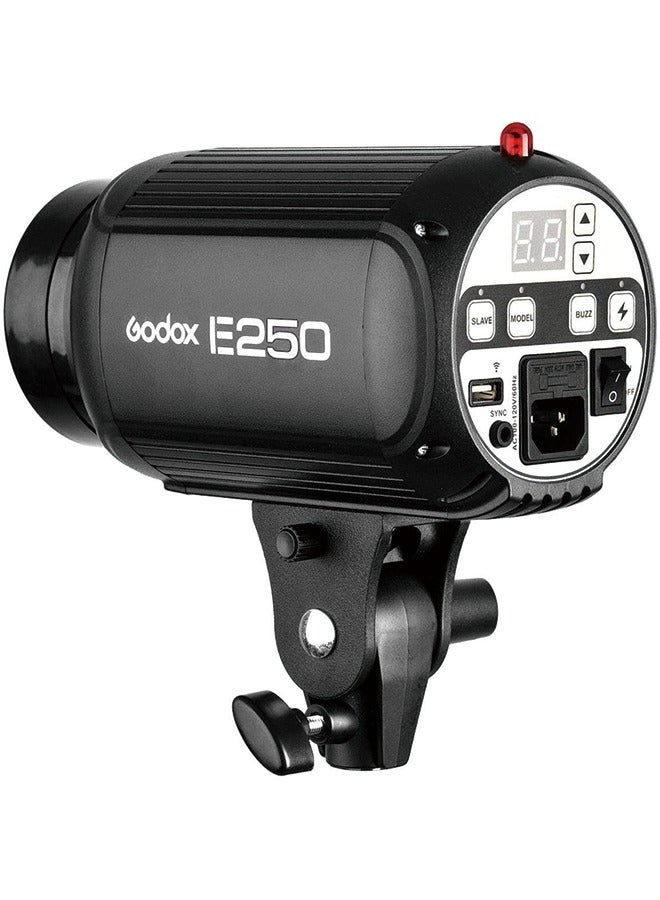 GODOX E250 Mini Photography Studio Strobe Flash Lighting Lamp Head, 250Ws Power, 5600K Color Temperature, 110V