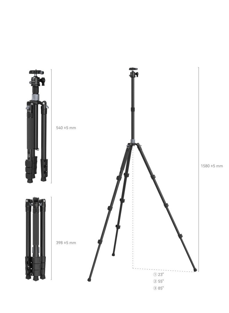 SmallRig AP-20 Carbon Fiber Tripod with Center Column - 4059