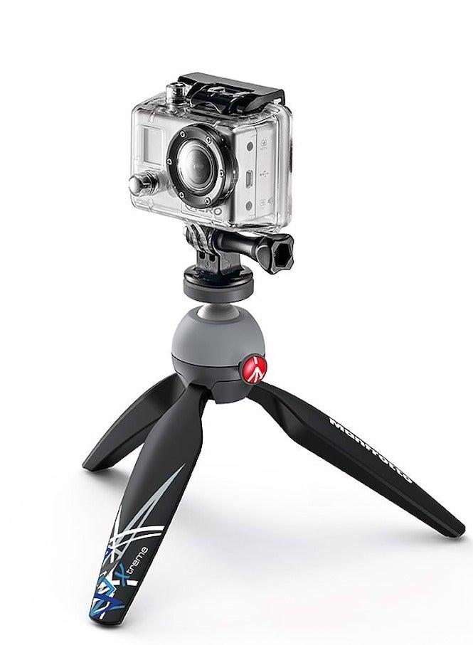 Manfrotto MKPIXIEX-BK PIXI Xtreme Mini Tripod with Head for GoPro Cameras