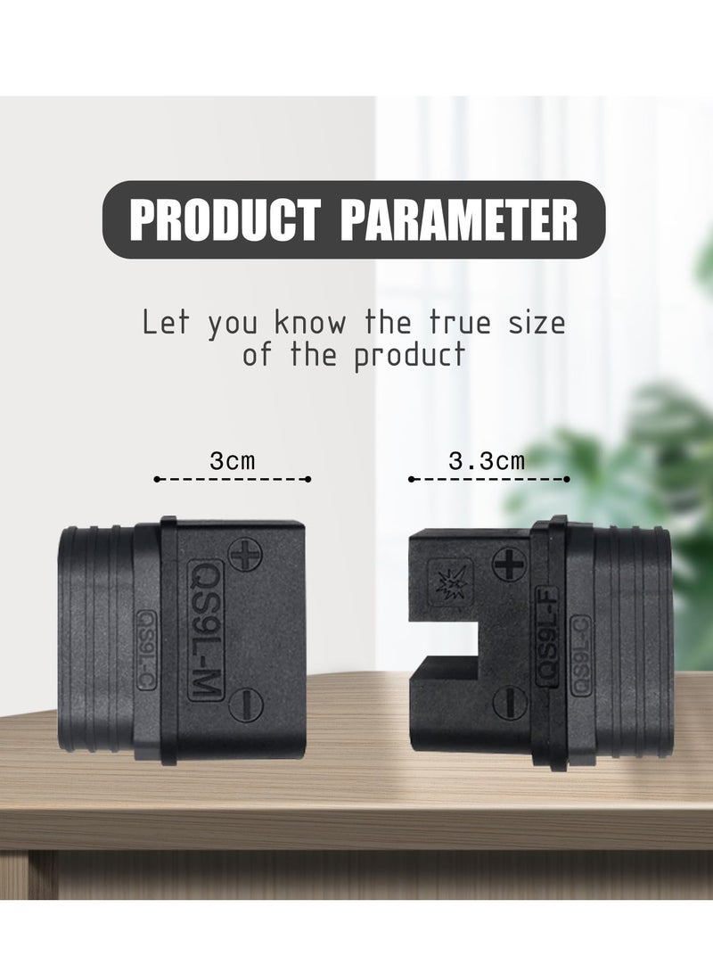 180 Amp High Current Quick Connector Anti,Spark 6,10 Gauge Connect Disconnect Battery Terminal for Golf E,Bike RV Winches Lifts Motor 2 Pcs