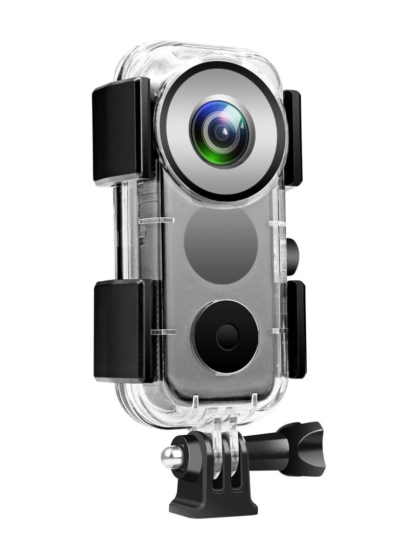 Waterproof Dive Case for Insta360 ONE X2 Action Camera, Submersible up to 40m/131ft, Ideal for Diving, Snorkeling, and Swimming Activities.