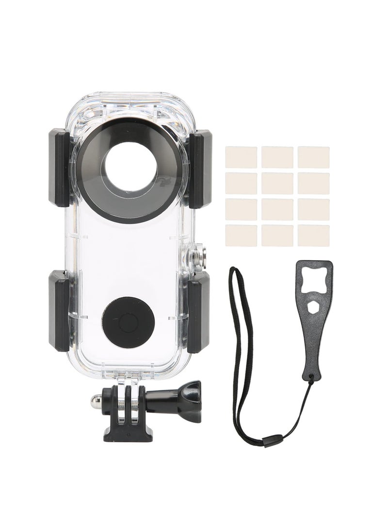 Waterproof Dive Case for Insta360 ONE X2 Action Camera, Submersible up to 40m/131ft, Ideal for Diving, Snorkeling, and Swimming Activities.