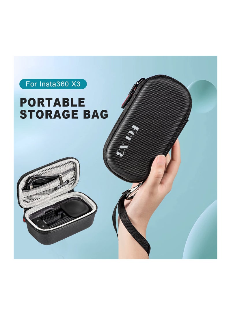 Carry Case for Insta360 X3, Waterproof Carrying Case Protective Travel Case for Insta 360 X3 One