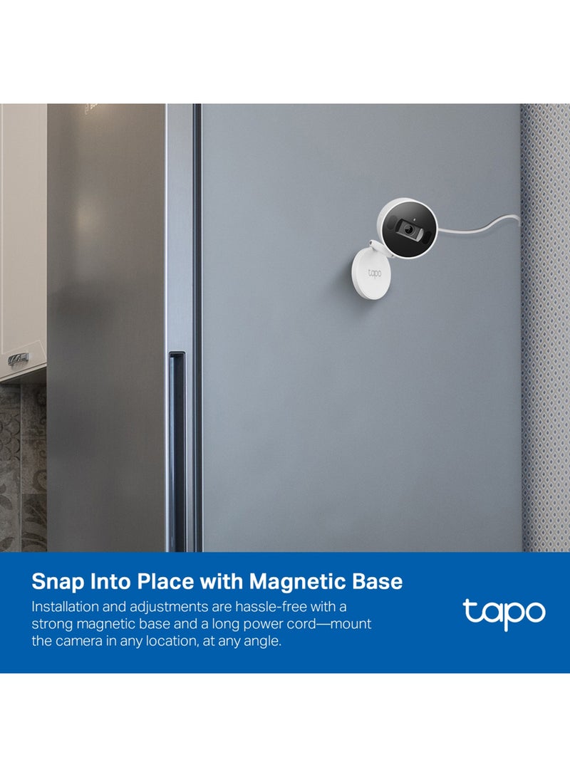 Tapo C125, WiFi Security Camera, 2K Resolution, Physical Privacy Mode, Starlight Sensor, Intelligent AI Detection and Notification, Compatible with Alexa & Google Assistant