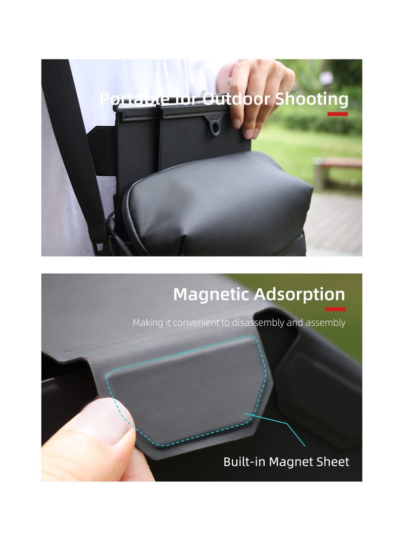 Foldable Sunshade for DJI Mavic 3, Mini 2, Mavic Air 2, and Air 2S Controllers - 7.9-Inch Display Sunshield Accessory for Enhanced Outdoor Viewing