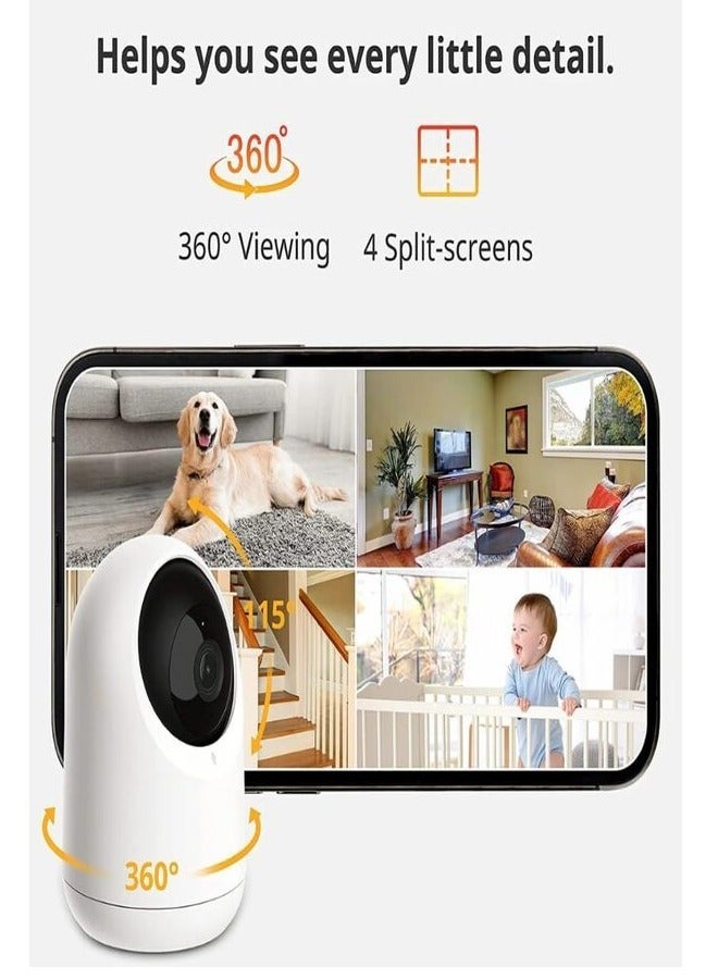 SwitchBot 360 Pan/Tilt Cam 2K - White