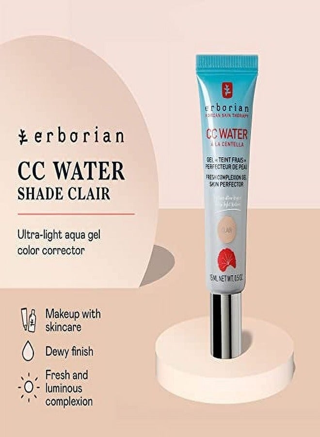 ERBORIAN CC Water Ala Centella Gel Skin Perfector Clair - Hydrating & Radiance Boosting Face Gel 40ml