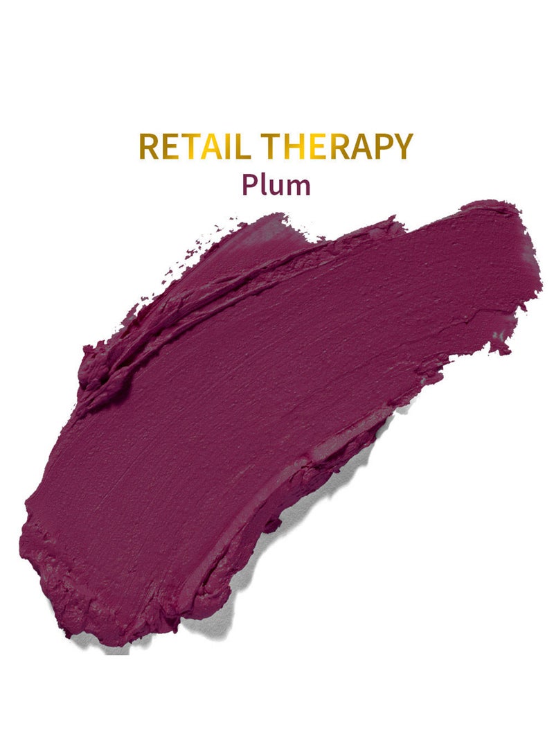Brown Matte Luxe Lipstick Pink Retail Therapy For Velvel Matte Finishhigh