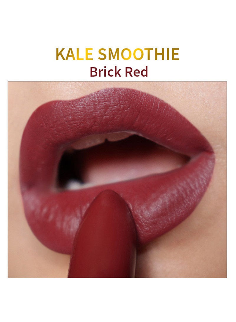 Brown Matte Luxe Lipstick Red Kale Smoothie For Velvel Matte Finishhigh