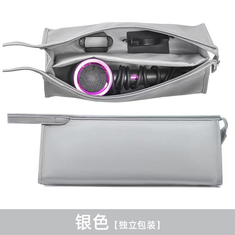 New Dyson Hair Dryer Storage Case Silver (large capacity + anti-collision cotton design)