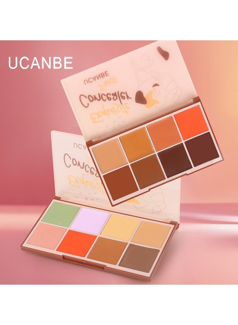 UCANBE Multi-Color Concealer Palette for Precise Coverage & Natural Contouring