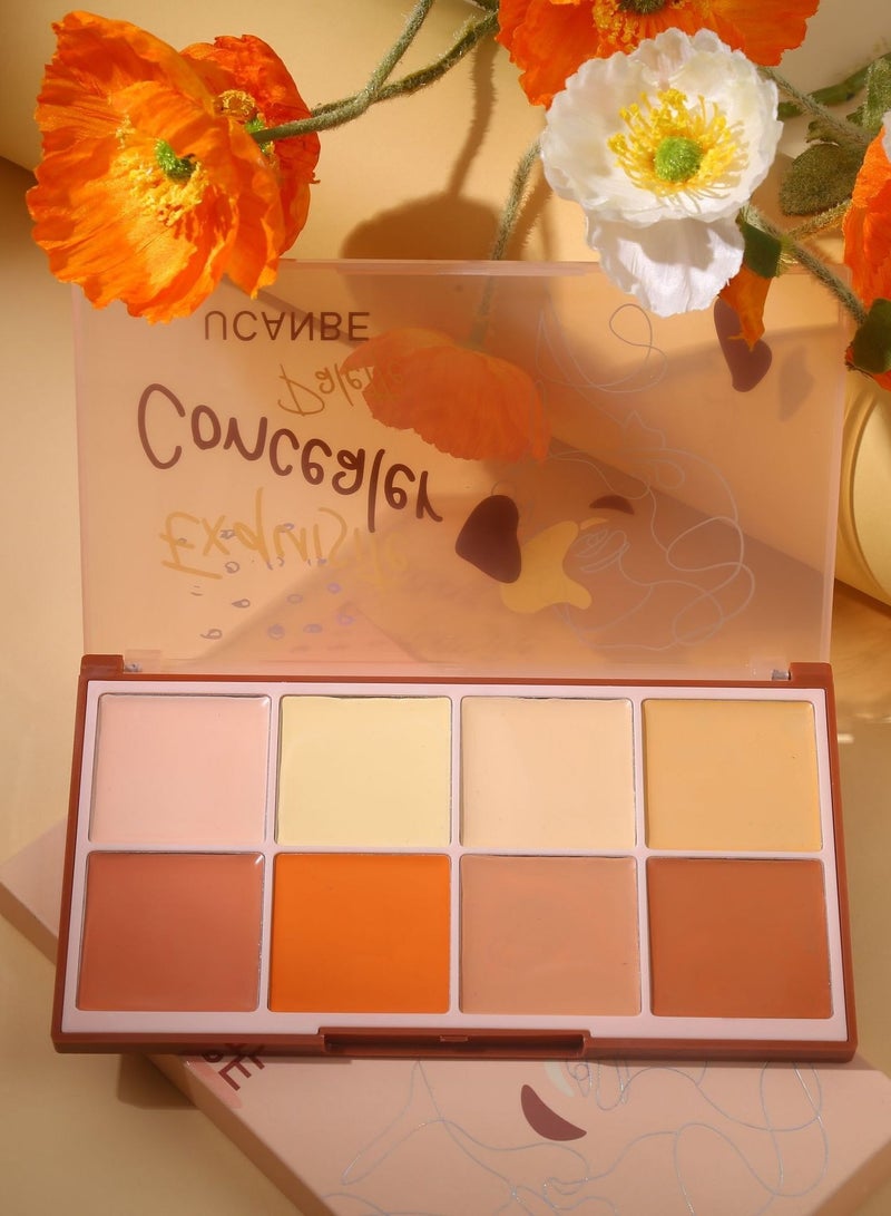 UCANBE Multi-Color Concealer Palette for Precise Coverage & Natural Contouring