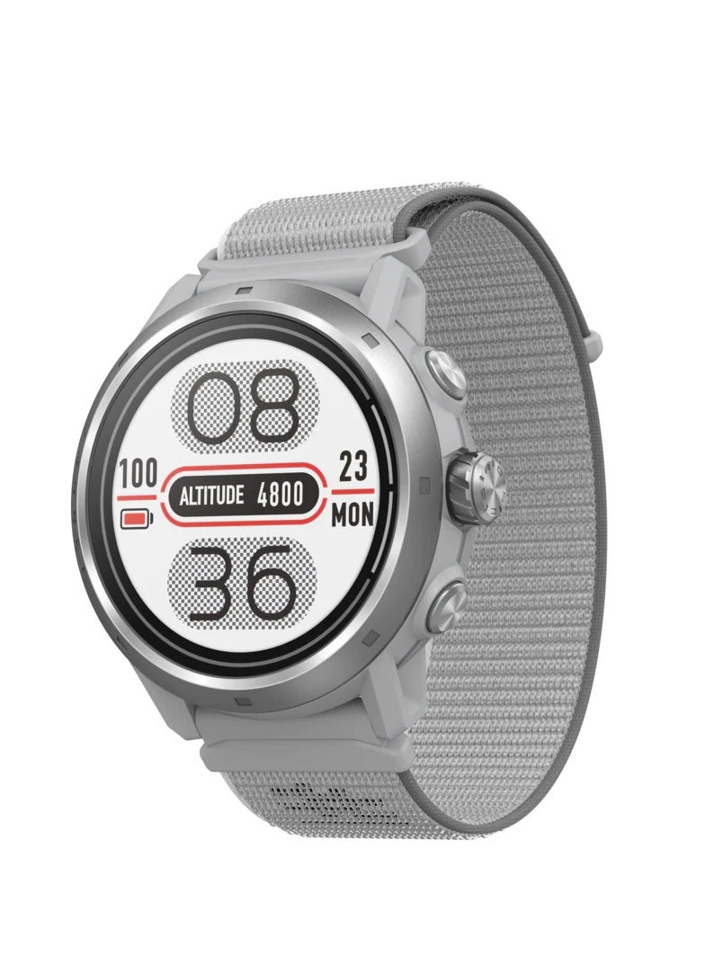 Apex 2 Pro GPS Outdoor Watch, Premium GPS Sport Watch, GPS Adventure Watch, Heart Rate Monitor Grey