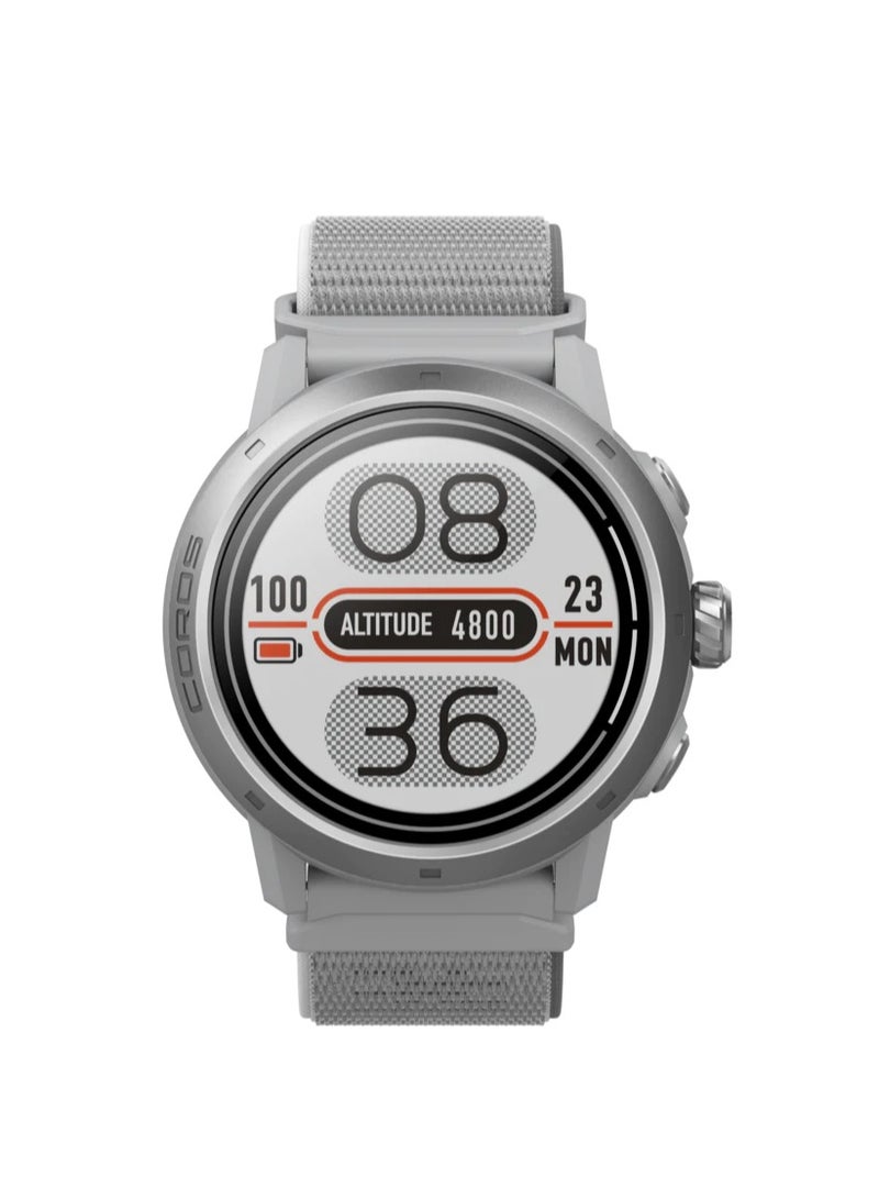 Apex 2 Pro GPS Outdoor Watch, Premium GPS Sport Watch, GPS Adventure Watch, Heart Rate Monitor Grey