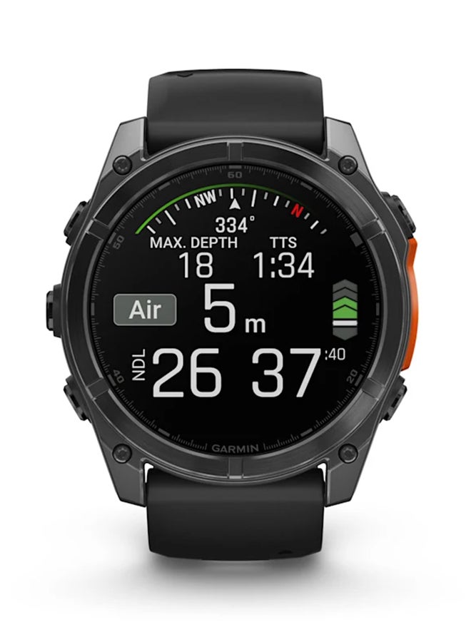 Fenix 8 - 51MM - Up To 29 Days Battery Life - 1.4