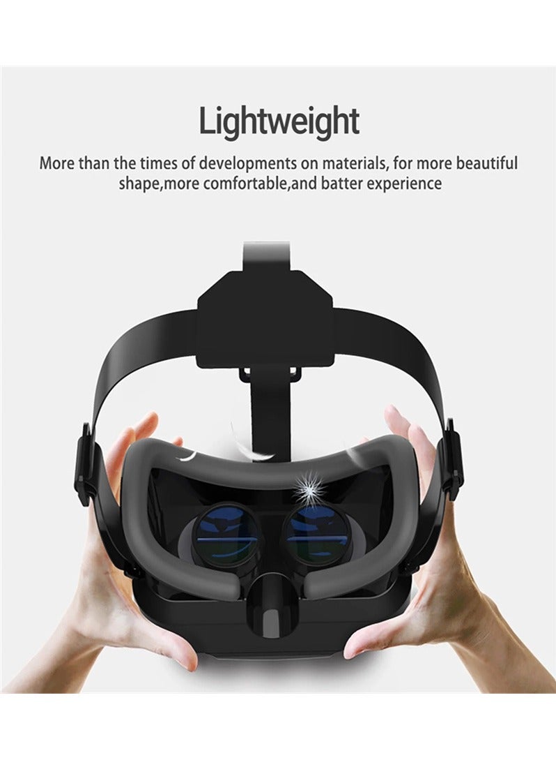 VR Glasses 3D Headset Virtual Reality Devices Helmet Viar Lenses Goggle For Smartphone Cell Phone Smart With Controller