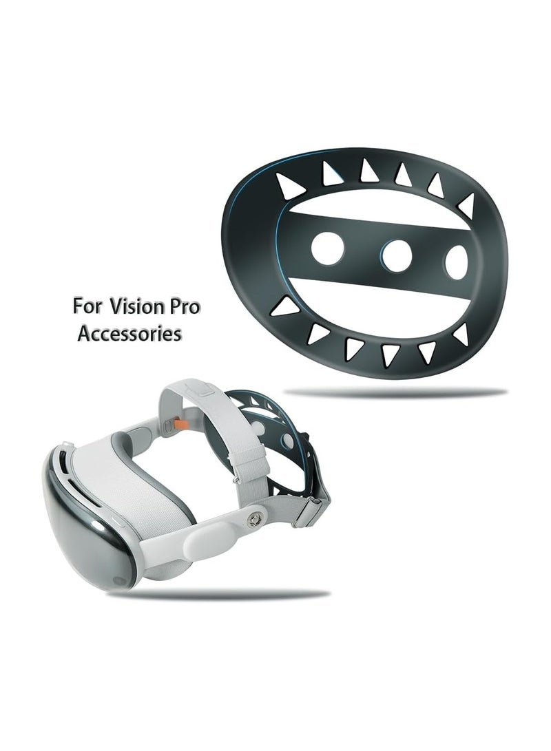 Comfortable TPU Head Strap Pad for Vision Pro VR Headset, Soft Pressure-Relief Cushion Adapter, Back of Head Support Bracket, Essential VR Accessories for Enhanced Comfort.