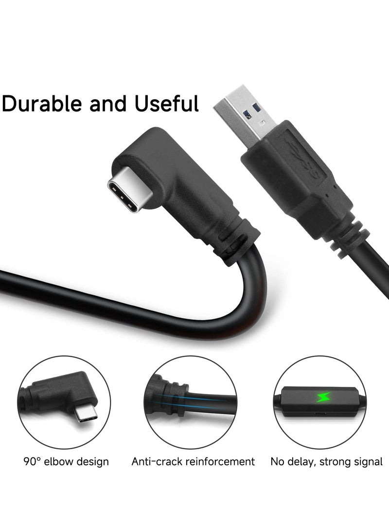 16FT USB A to USB C Link Cable for Meta Quest 3, Oculus Quest 2, and Pico VR Headsets - Extend Playtime and Enable PC Connection for Enhanced VR Experience.